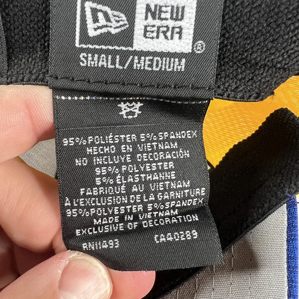 Golden State Warriors Hat Cap Fitted Small Medium Basketball New Era 39Thirty‎